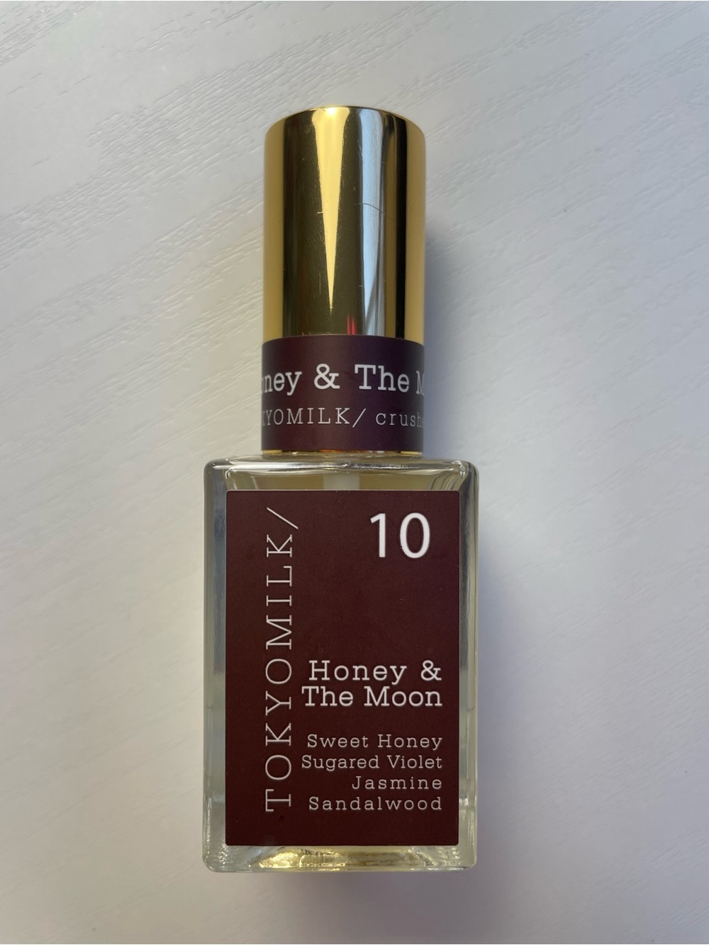 Honey & The Moon Body Oil — Deep Burgundy Scented Elixir